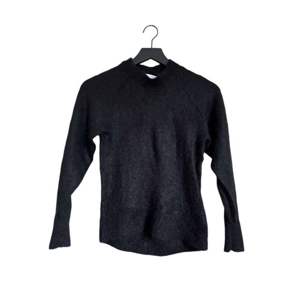 & OTHER STORIES Mohair + Wool Blend Sweater in Black